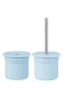 Oioi Ham+hüp Pipetli Silikon Bardak Seti Mineral Blue / Powder Grey
