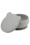 Oioi Silikon Kapaklı Kase Powder Grey