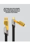 4’ü 1 Arada USB-C Lightning Örgülü Hızlı Şarj Kablosu 65W