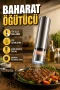 Otomatik Işıklı Baharat Değirmeni Tek Elle Kullanım Paslanmaz Gövde