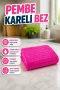 Pembe Kareli Mikrofiber Temizlik Bezi 40x40 cm