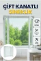 Pencere İçin Çift Kanatlı Cırt Bantlı Sineklik – Kolay Takılan File