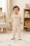 Penye Bebek Takımı – Fırfır Detaylı | 6-24 Ay