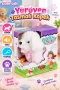 PFT-B025 Yürüyen Tasmalı Peluş Köpek