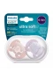 Philips Avent Ultra Yumuşak Emzik 0-6 Ay Kız