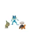 POK 95155-D Pokemon Battle 3lü Figür Seti Asorti