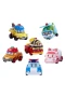 POLI ZR-914 Robocar Poli Gogo Rescue Deluxe 6 Lı Set -