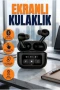 Pro Ekranlı Bluetooth 5.0 Kablosuz Kulaklık Siyah