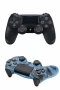 PS4 Joystick Oyun Kolu Titreşimli Dokunmatik Yüzeyli USB Şarj Kablolu Uzun Pil Ömürlü