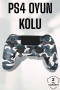 PS4 Kablosuz Oyun Kolu Kamuflaj Desenli Bluetooth Joystick