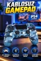 PS4 Uyumlu Kablosuz Gamepad Siyah – Çift Motorlu Titreşim, Bluetooth, 10 m Menzil