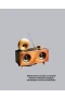 Nostaljik Gramofon Bluetooth Hoparlör – 1800 mAh Batarya ve 3D Stereo Ses