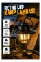 Retro LED Kamp Lambası – Taşınabilir, Uzun Pil Ömürlü ve Suya Dayanıklı