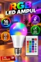 RGB 16 Renk Uzaktan Kumandalı LED Ampul E27 Duy
