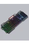 RGB Oyuncu Klavye ve Mouse Seti – Türkçe Q USB Klavye, 800-3200 DPI Ayarlı Mouse