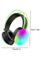 RGB Aydınlatmalı Bluetooth 5.3 Kulak Üstü Oyuncu Kulaklığı – 40 mm Sürücü, 800 mAh