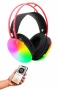 RGB Aydınlatmalı Bluetooth 5.3 Kulak Üstü Oyuncu Kulaklığı – 40 mm Sürücü, 800 mAh