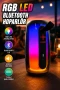 RGB LED Bluetooth Hoparlör Taşınabilir Güçlü Bas Ses Type-C Şarjlı