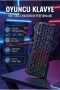 RGB Oyuncu Klavye ve Mouse Seti – Türkçe Q USB Klavye, 800-3200 DPI Ayarlı Mouse