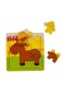 S00002907 WOODEN PUZZLE ANIMALS 9 PCS 3 AST
