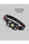 Şarjlı Sensörlü LED Kafa Feneri – 5 Modlu Outdoor Far