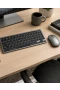 Şarjlı Kablosuz Klavye Mouse Seti – Bluetooth ve 2.4G Kompakt Taşınabilir