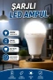 Şarjlı LED Ampul 6500K Soğuk Beyaz – E27 Duy Uyumlu