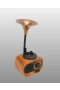 Şarjlı Retro Mini Bluetooth Hoparlör FM Radyo USB SD Kart AUX Destekli 5W
