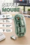 Şeffaf Tasarımlı Bluetooth ve USB Kablosuz Mouse 1000-2400 DPI Sessiz Tıklama