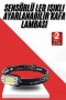 Sensörlü Şarjlı LED Kafa Lambası 6 LED Ayarlanabilir Kafa Bandı