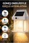 Sensörlü Solar Led Dış Duvar Aydınlatma Kablosuz Bahçe ve Duvar Lambası