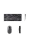 Sessiz Bluetooth Klavye Mouse Seti Mini Kablosuz Çoklu Cihaz Uyumlu