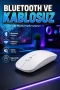 Sessiz Tıklamalı Ergonomik Bluetooth Kablosuz Oyuncu Mouse