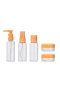 5 Parça Seyahat Tipi Kozmetik Dolum Seti – 30 ml Sızdırmaz Şişe ve Krem Kapları