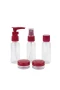 5’li Seyahat Kozmetik Şişe Seti – 30 ml Şeffaf Sızdırmaz Organizer