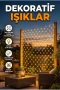 Sıcak Gün Işığı LED Dekoratif Ağ Işık – Esnek Bahçe, Balkon ve Duvar Süsleme Aydınlatması