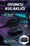 Siyah Kablosuz Oyuncu Kulaklığı – RGB Işıklı Çift Mikrofonlu Bluetooth 5.2