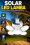 Katlanabilir 5 Kanatlı Solar LED Kamp Lambası – 45 LED 2400mAh IP65
