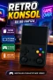 Taşınabilir Retro El Oyun Konsolu 64GB IPS Ekran Çift Analog Joystick Linux Sistem
