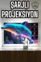 Taşınabilir Android 11 Akıllı Sinema ve Oyun Projektörü Kablosuz Görüntü Aktarımlı