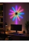 RGB Fireworks LED Telefon Kontrollü Çok Renkli Dekoratif Duvar Aydınlatması