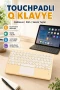 Touchpadli Slim Bluetooth Q Klavye – Android ve iOS Uyumlu Kablosuz Klavye