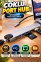 Type-C Çoklu Port Hub – 4K HDMI, USB, Ethernet, SD ve TF Kart Okuyucu