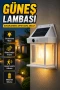 Üç Modlu Güneş Enerjili Duvar Lambası 1800mAh Hareket Sensörlü Dış Mekan Aydınlatma