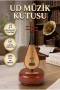 Ud Tasarımlı Ahşap Görünümlü Melodili Dekoratif Müzik Kutusu