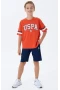 U.s. Polo Bermuda Takım Us2433-4 Kırmızı