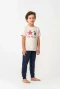 U.s. Polo Kısa Kol Pijama Takım Us2441-4 Bej