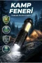 USB Şarjlı 4 Modlu LED El Feneri Kamp ve Outdoor Kullanım İçin