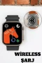 49MM Dokunmatik Akıllı Saat – Uyku ve Nabız Takibi | Kablosuz Şarj, Android ve iOS Uyumlu
