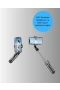Bluetooth Selfie Çubuğu 130 cm Teleskopik – Uzaktan Kumandalı Katlanabilir Telefon Tripodu